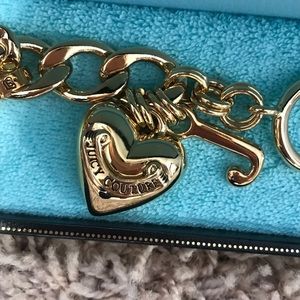 Juicy Couture gold charm bracelet